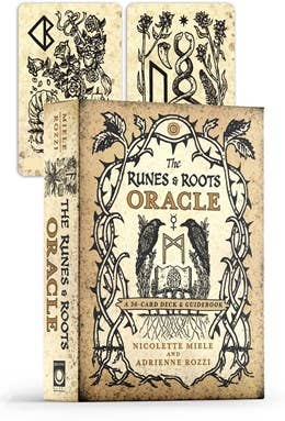 Runes and Roots Oracle: A 36-Card Deck and Guidebook - Nicolette Miele, Adrienne Rozzi