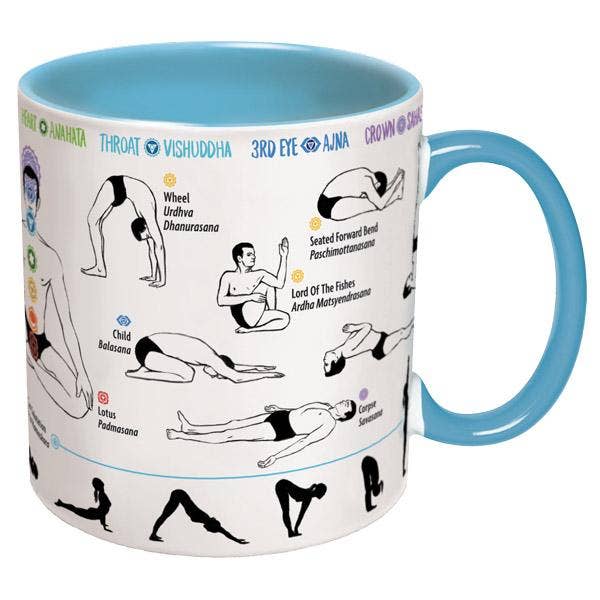 Yoga-Posen-Kaffeetasse