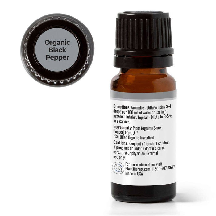 Organic Black Pepper essential oil 10ml - Plant Therapy