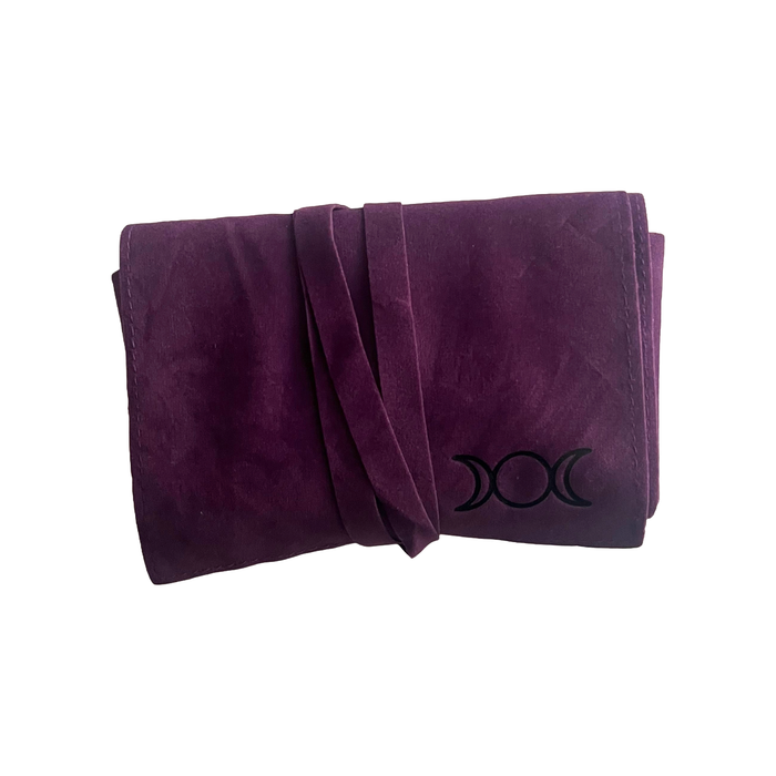 Samettinen tarotkääre – Kolmoiskuun symbolilla