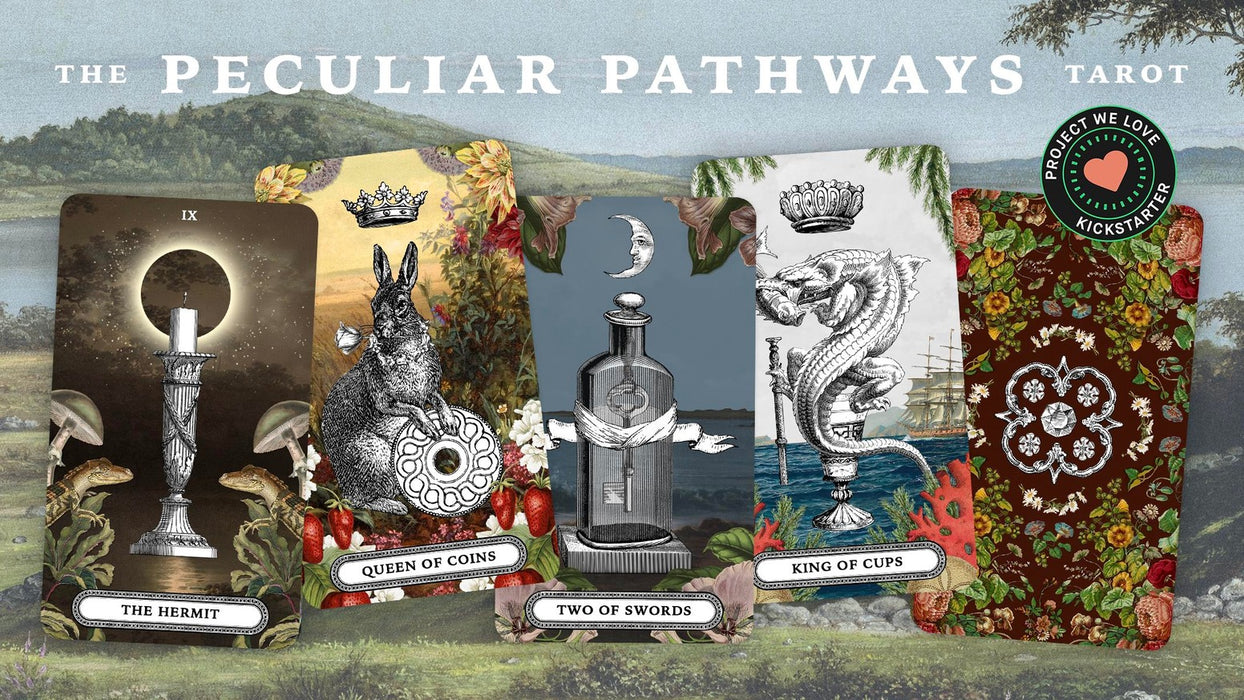 The Peculiar Pathways Tarot Deck – Lennox Rees (Kickstarter 2024, Import)