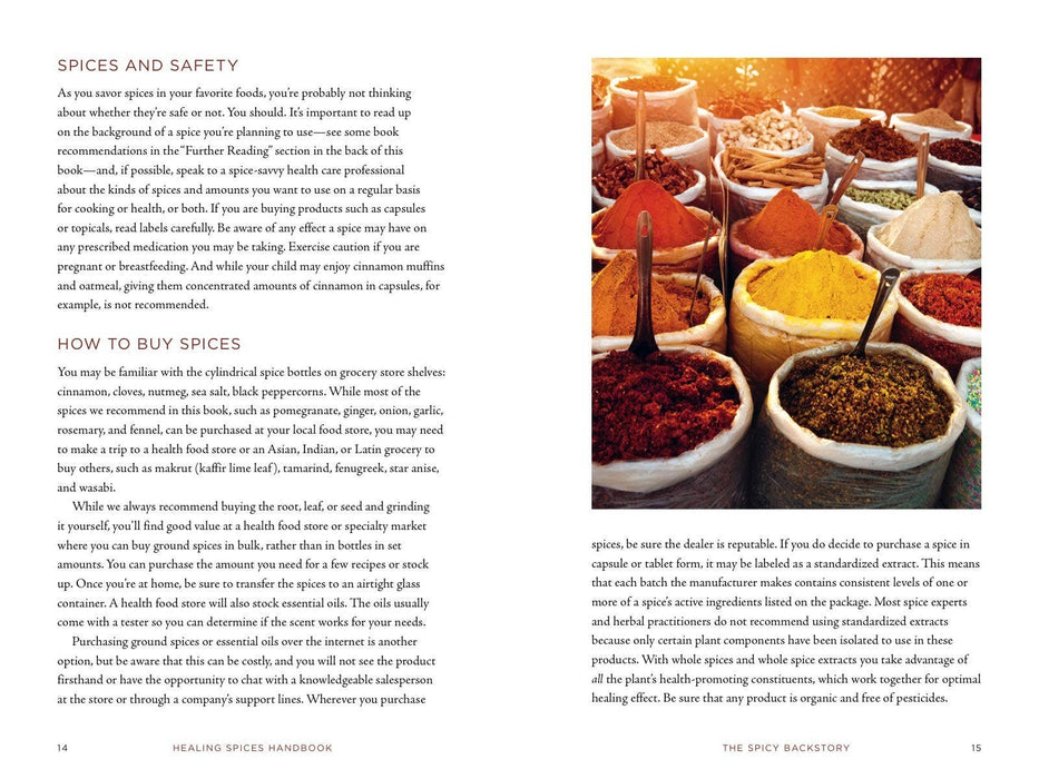 Healing Spices Handbook: Recipes for Natural Living - Barbara Brownell Grogan