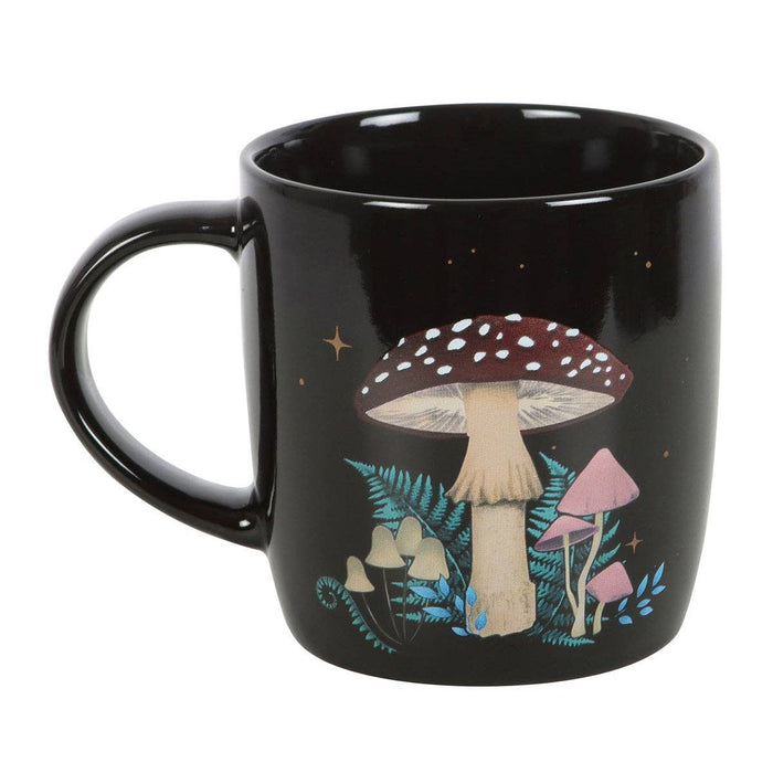 Forest Mushroom print mug 340ml