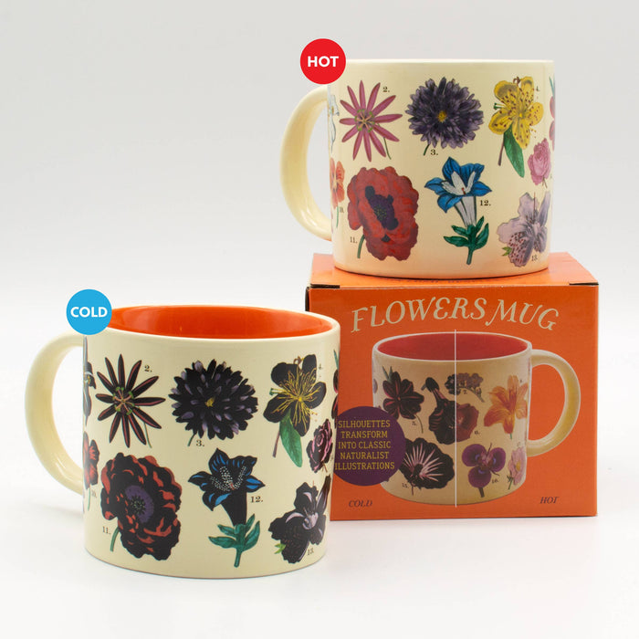 Flowers - Heat-reactive mug (400 ml)