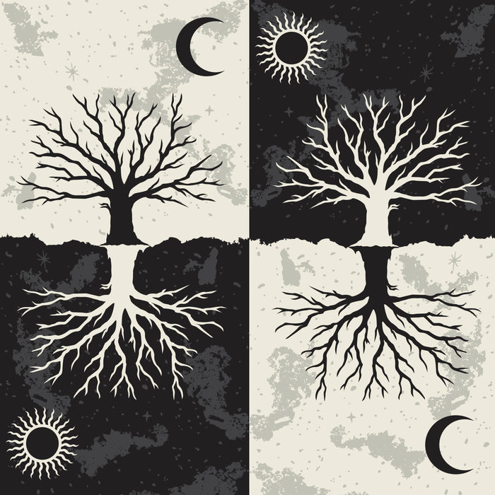 As Above So Below Tree polvisukat - FootClothes