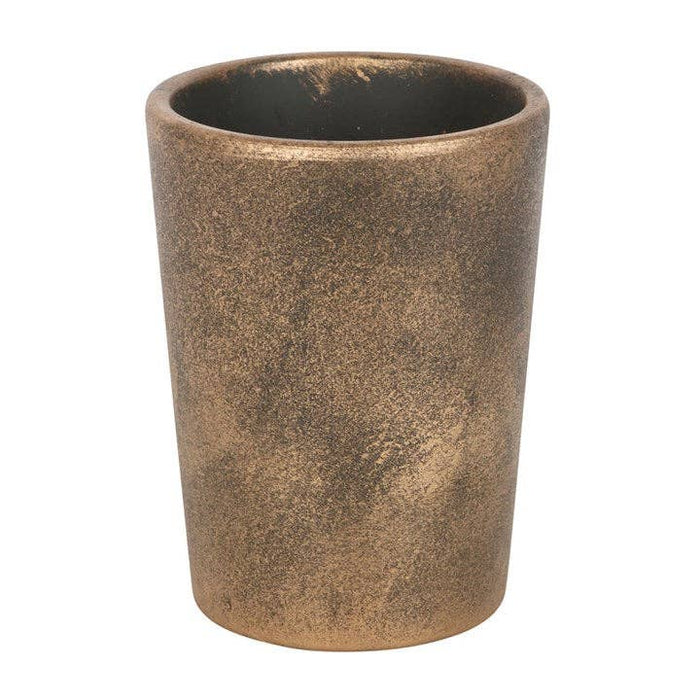 Triple Moon Bronze Terracotta flowerpot approx. 17cm - Lisa Parker