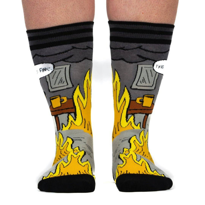 This is Fine: Noir Edition sukat - FootClothes