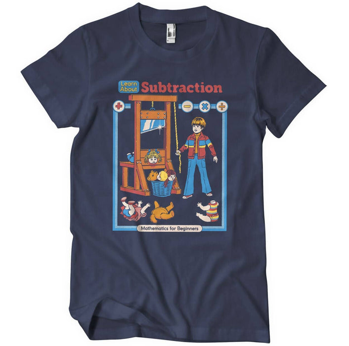 Learn About Subtraction t-paita - Steven Rhodes