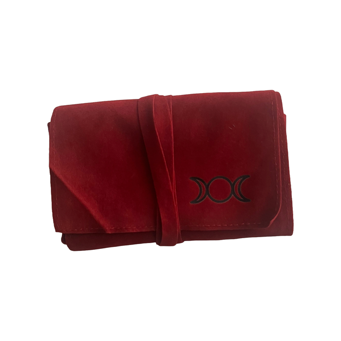 Samettinen tarotkääre – Kolmoiskuun symbolilla