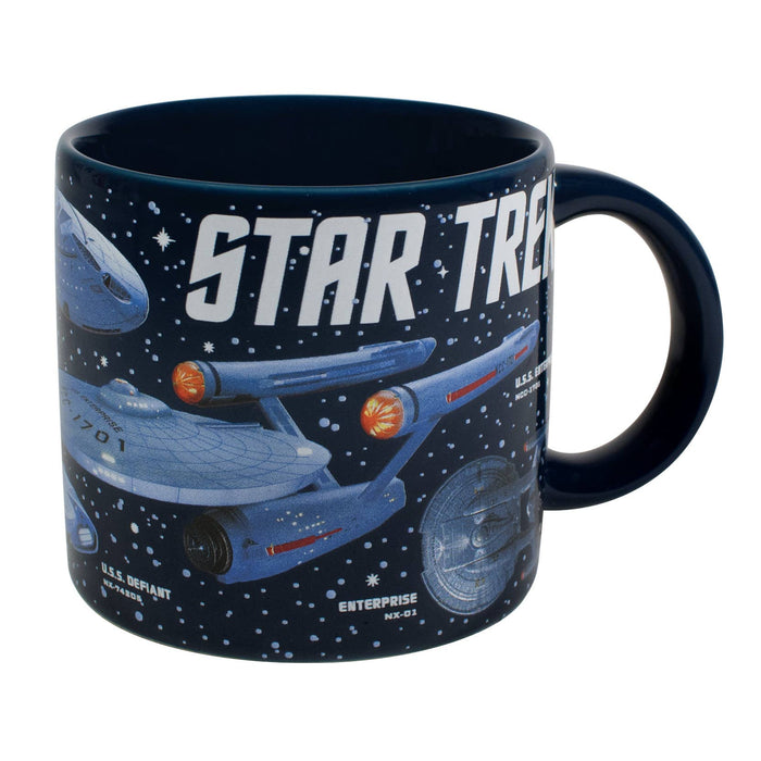 Starships of Star Trek Mug - Unemployed Philosophers Guild