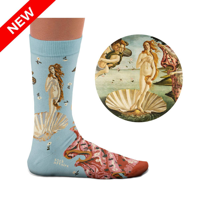 Venuksen syntymä taidesukat – Sock Affairs
