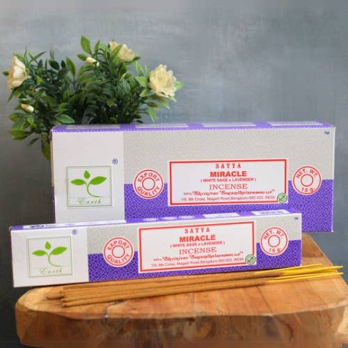 Earth Satya Miracle suitsuketikku 15 g – Satya