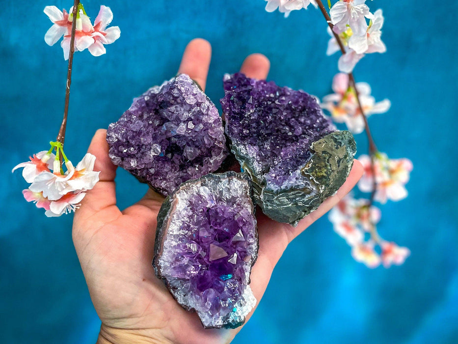 Tumma ametistiklusteri 30-90g