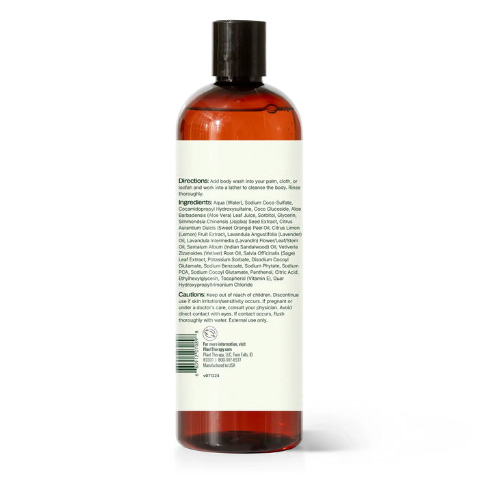 Lavender Sandalwood Suihkusaippua, 473ml - Plant Therapy