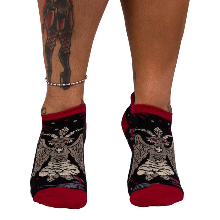 Evil Baphomet nilkkasukat - FootClothes