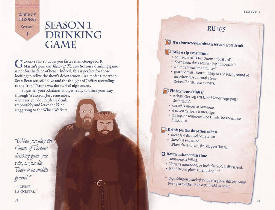 Gin of Thrones: Von Westeros inspirierte Getränke und Spiele