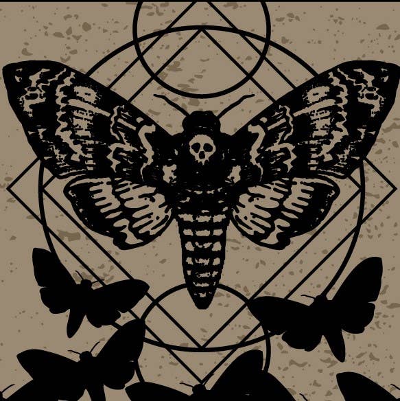 Death's Head Hawkmoth -sukat  - FootClothes