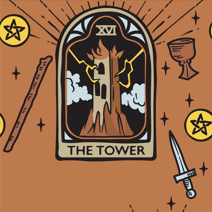 The Tower Tarot Nouveau -sukat - FootClothes