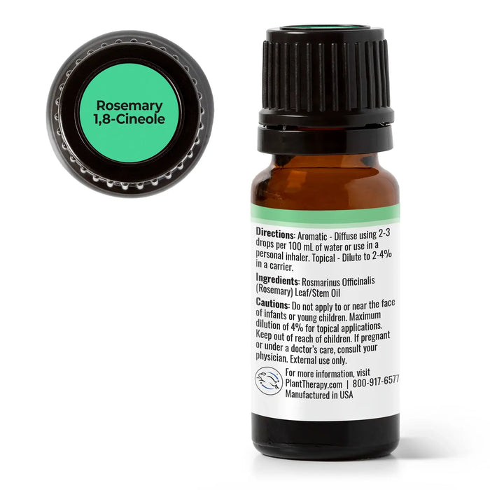 Rosemary 1,8-Cineole Eteerinen öljy 10 ml - Plant Therapy