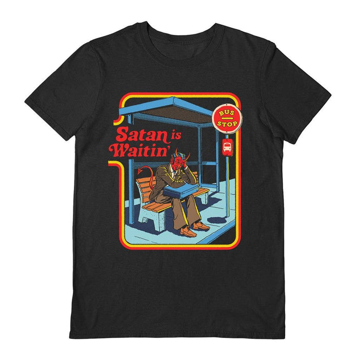 Steven Rhodes (Satan Is Waitin') Black Unisex T-Shirt