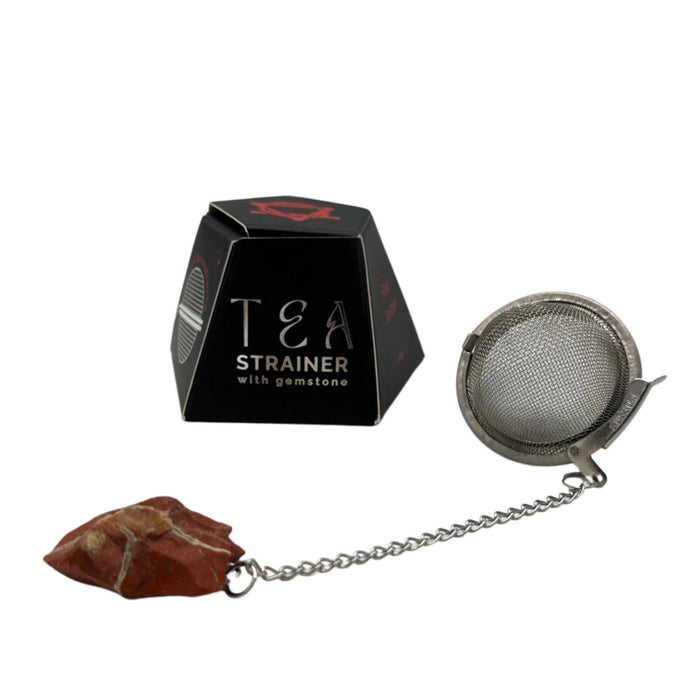 Raw Crystal Gemstone Tea Strainer