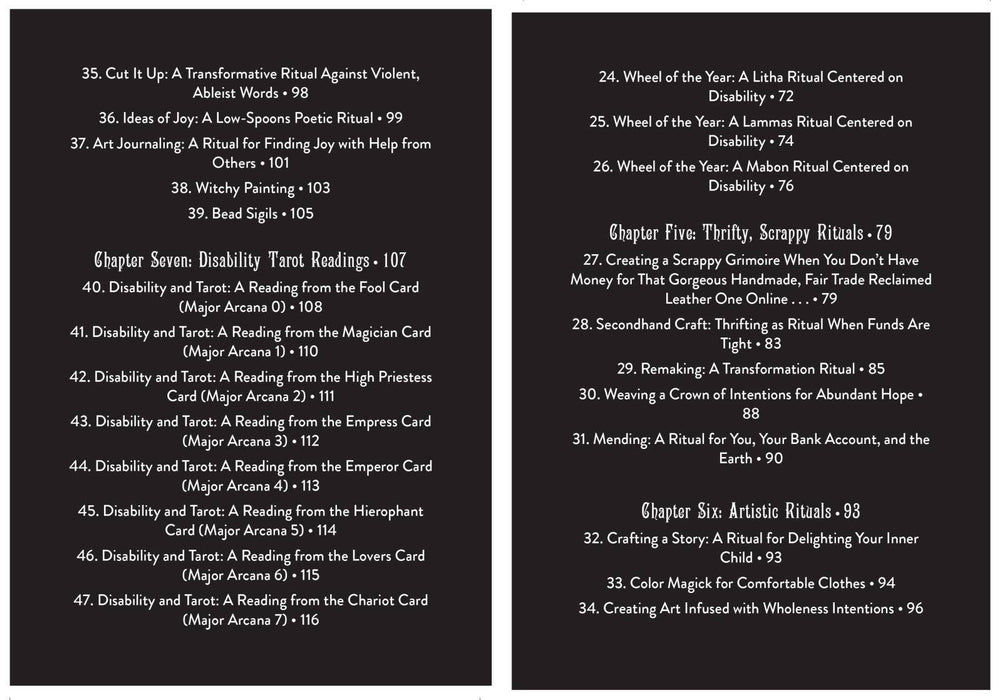 Disabled Witchcraft: 90 Rituals - Kandi Zeller