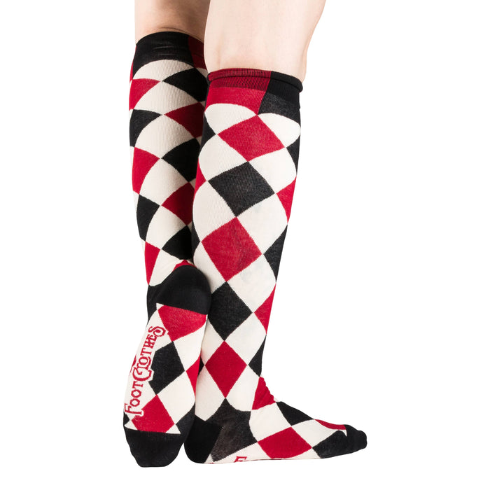 Haunting Harlequin polvisukat - FootClothes