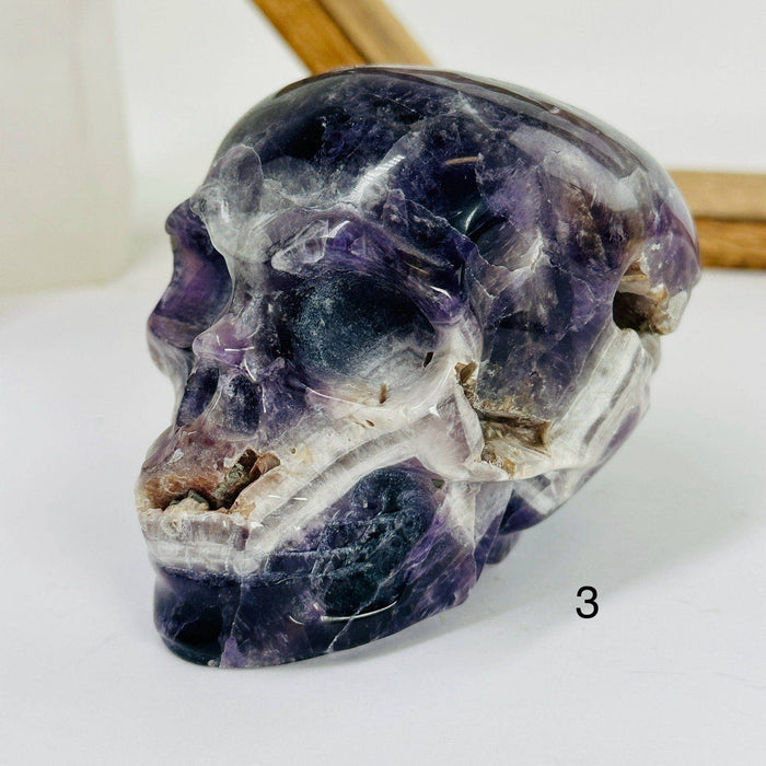 Chevron Amethyst Kristallschädel 