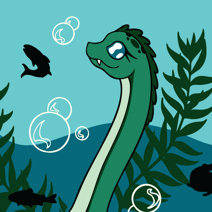 Cute Nessie Crew Socks - sukat - FootClothes
