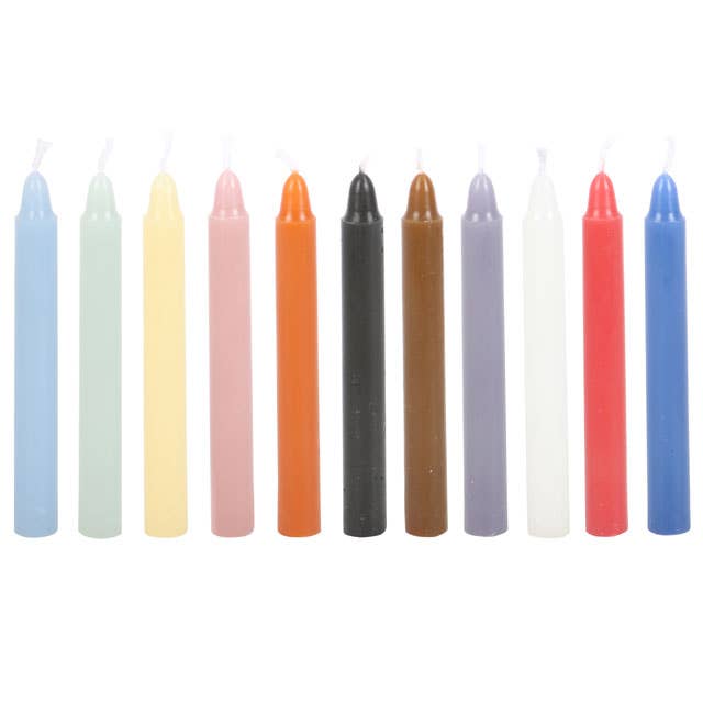 12 pcs Mixed Color spell candle