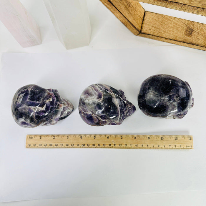 Chevron Amethyst Kristallschädel 