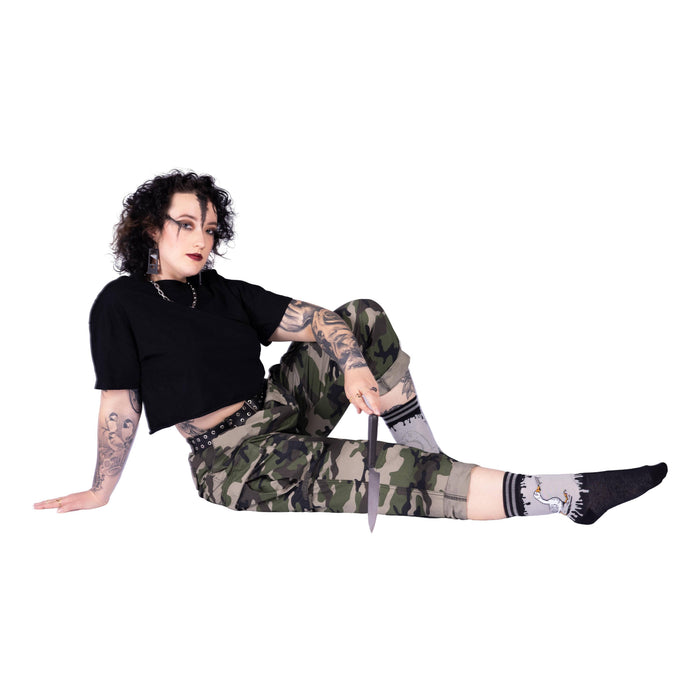 Not-So-Silly Goose Crew Socks - sukat - FootClothes