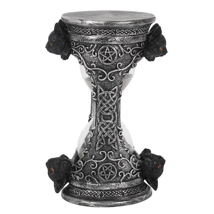 Black Cat Hourglass Timer - musta kissa tiimalasi 17 cm