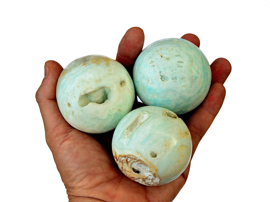 Karibian kalsiitti pallo (40mm - 60mm)