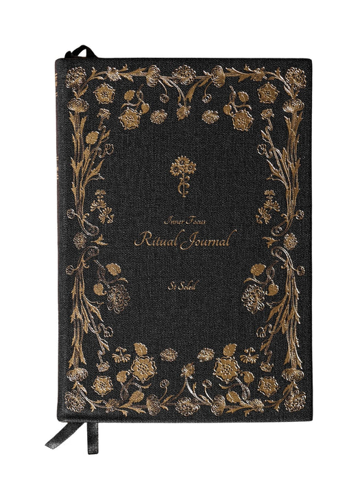 Inner Focus Linen Ritual Journal Edition III, Midnight Black - St Soleil