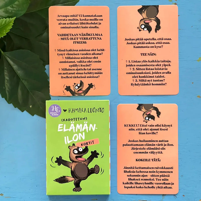 (Kadotetun) Elämänilon kortit, Kamala luonto - Hidasta Elämää