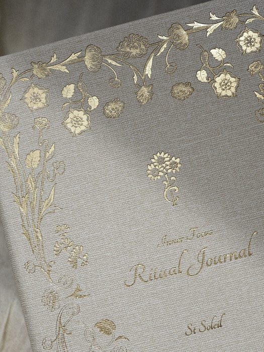 Inner Focus Linen Ritual Journal Edition III, Beige - St Soleil