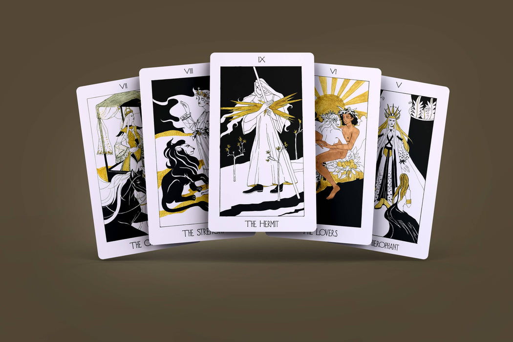 The Golden Path Tarot 78+2 Extra Cards Deck – Dark Synevyr (Indie/Import)