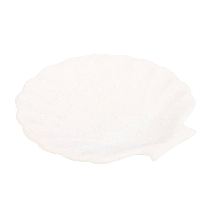 Simpukanmuotoinen keraaminen suitsukeastia