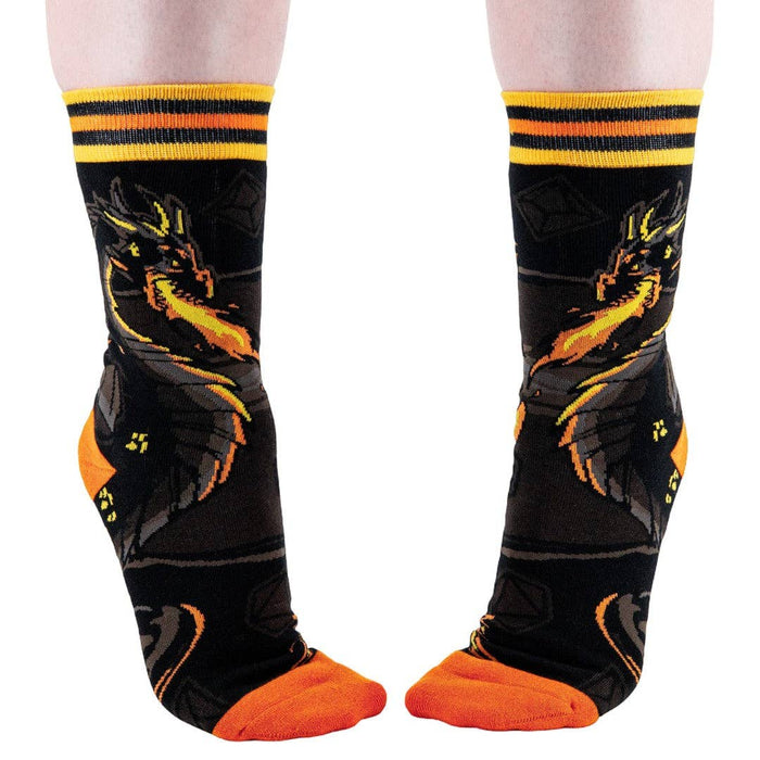 Dragon's Flame Crew Socks - sukat - FootClothes
