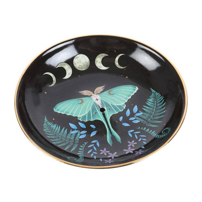 Luna Moth Keraaminen suitsukeastia