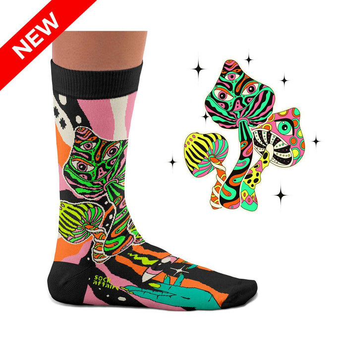 Psykedeeliset sienisukat – Sock Affairs