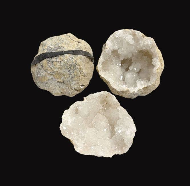 Kvartsigeodi 4–7 cm, 50–100 g