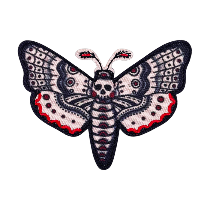Skull Death Moth – kangasmerkki