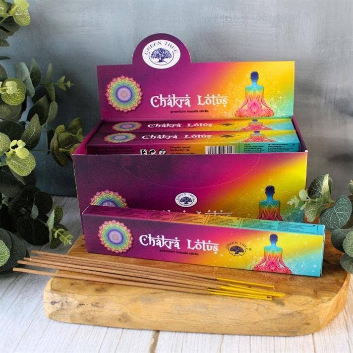 Green Tree Chakra Lotus Hand Rolled Natural suitsuketikut