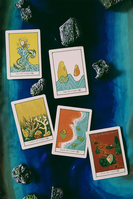 Green Glyphs Tarot - James R. Eads (Kickstarter, Indie) 