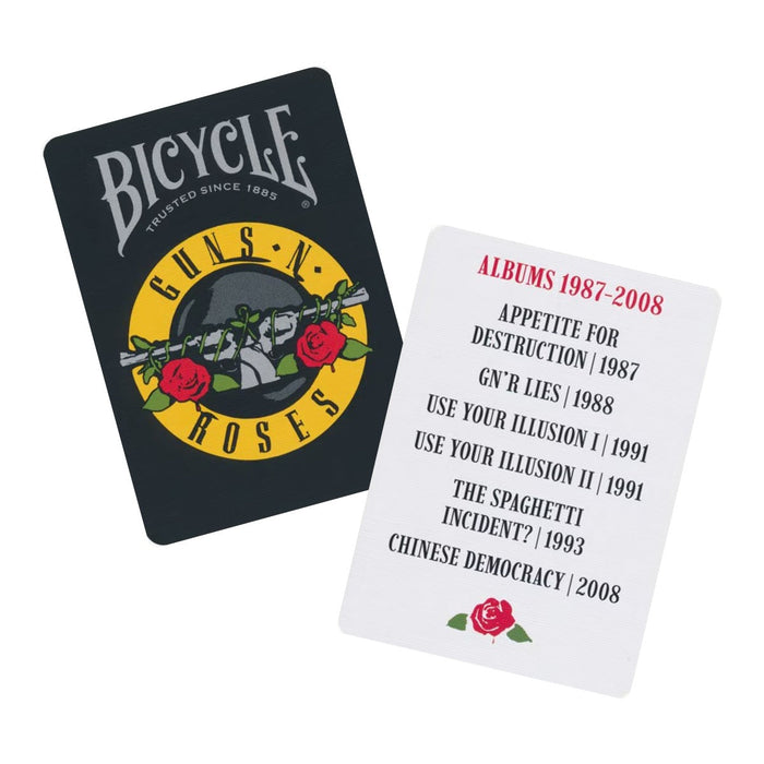 Guns'n'Roses pelikortit - Bicycle