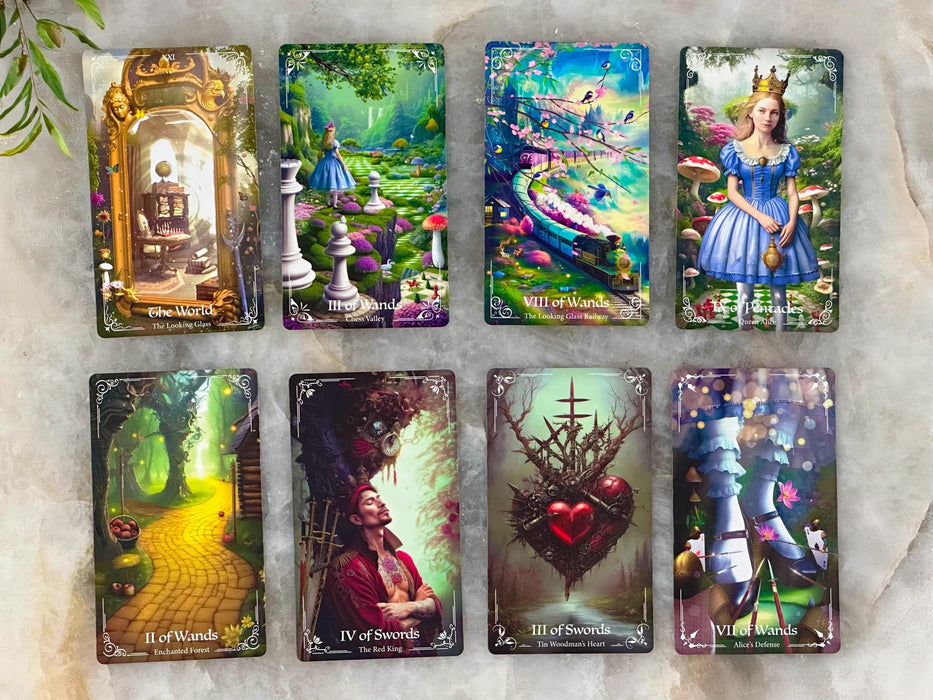 Journey to Oz &amp; Wonderland Tarot Deck - Mystic Madness Tarot (indie/US Import) 