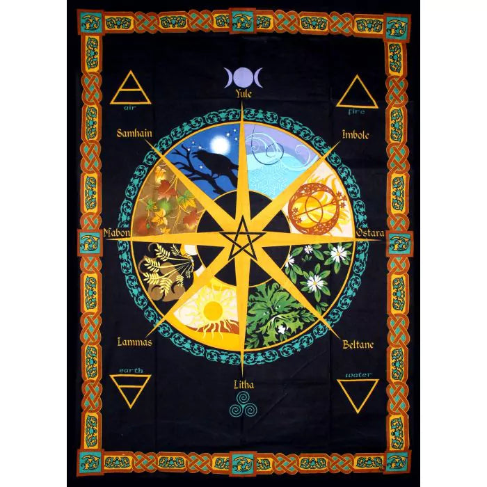 Wall hanging Pagan Calendar 145x190cm