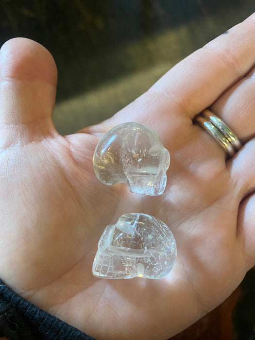 Rock crystal skull / Brazil / 30mm